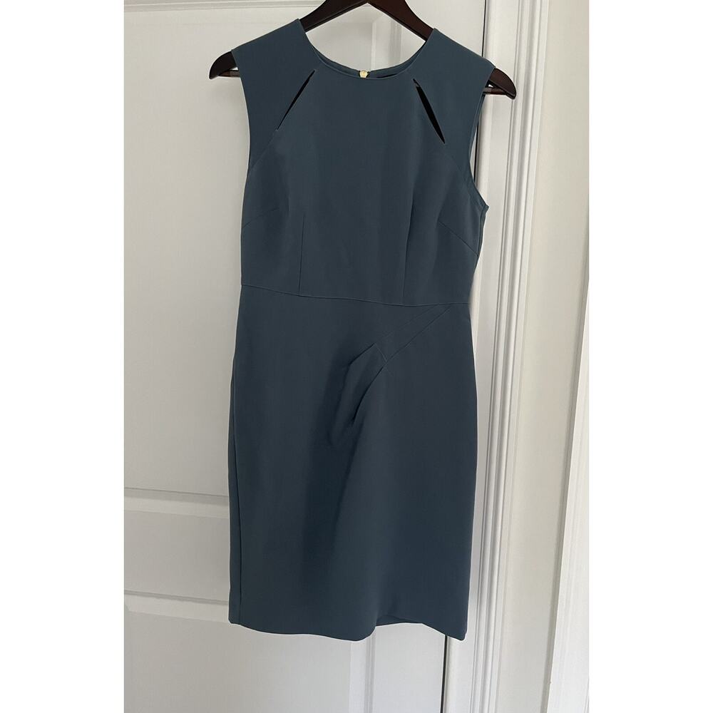 Sophie Theallet The Limited Sheath dress Sz. 6 petrol blue